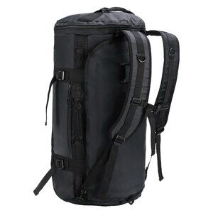 MIER Large Duffel Backpack w/ Shoe Compartment, Water Resistant, Black, 45L